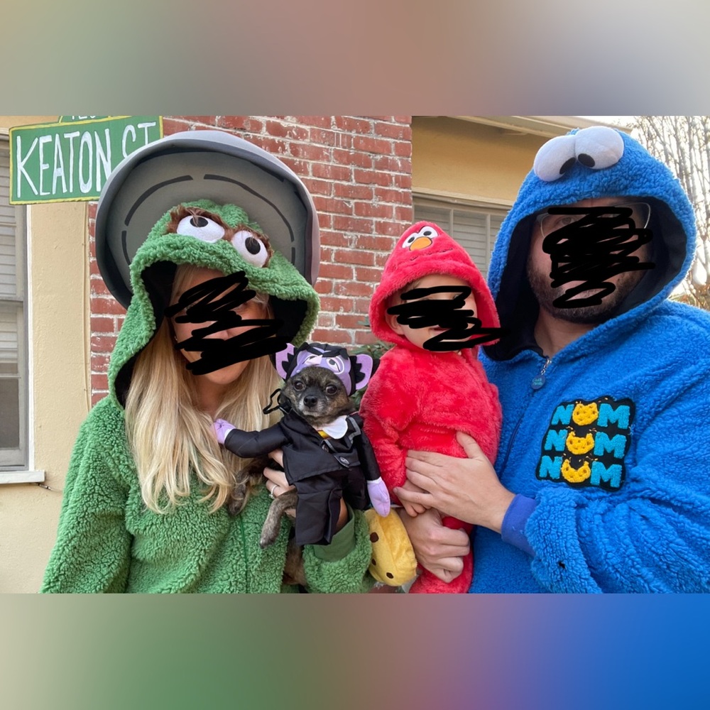 Spirit Green and Blue Monster Family Costumes